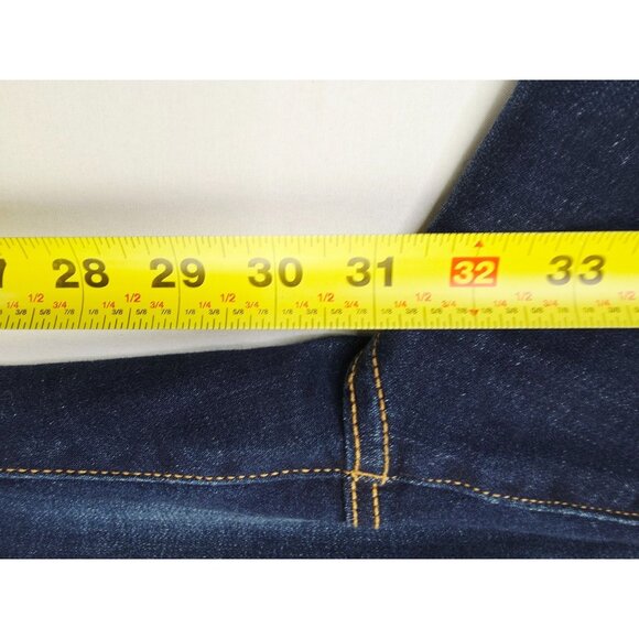 Lucky Brand Size 36X30 Mens 121 Slim Straight Blue Denim 5 Pocket Logo Tag Jeans - Picture 7 of 13